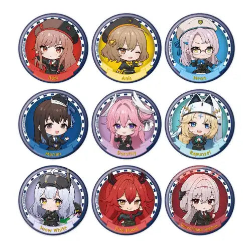 缶バッジ 勝利の女神:NIKKE 01 ミニキャライラスト(全套9個入)※不設寄送《25年2月預定》 4582793528016