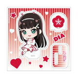 アクリルスタンドプレート ラブライブ!サンシャイン!! 04 宇宙Ver. 黒澤ダイヤ(ミニキャライラスト)(亞加力立牌)※不設寄送《25年5月預定》 4582793533683
