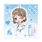 アクリルスタンドプレート ラブライブ!サンシャイン!! 05 宇宙Ver. 渡辺曜(ミニキャライラスト)(亞加力立牌)※不設寄送《25年5月預定》 4582793533690