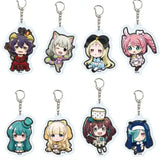 アクリルキーホルダー 魔法少女にあこがれて 03 不思議の国のアリスVer.(ミニキャライラスト)(全套8個入)※不設寄送《25年2月預定》 4582793544993