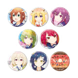 ホログラム缶バッジ(57mm) しかのこのこのここしたんたん 02 公式イラスト(襟章)(全套8個入)※不設寄送《25年3月預定》 4582793545242