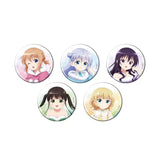 缶バッジ ご注文はうさぎですか? BLOOM 02 雪の妖精Ver.(描き下ろしイラスト)(襟章)(全套5個入)※不設寄送《25年7月預定》 4582793551175