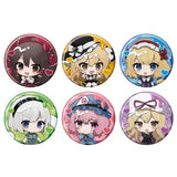 缶バッジ 東方Project 02 病みかわいいVer.(ミニキャライラスト)(襟章)(全套6個入)※不設寄送《25年6月預定》 4582793552998