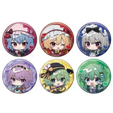 缶バッジ 東方Project 04 病みかわいいVer.(ミニキャライラスト)(襟章)(全套6個入)※不設寄送《25年6月預定》 4582793553391