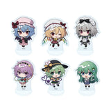アクリルぷちスタンド 東方Project 02 病みかわいいVer.(ミニキャライラスト)(亞加力立牌)(全套6個入)※不設寄送《25年6月預定》 4582793553407