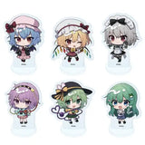 アクリルぷちスタンド 東方Project 02 病みかわいいVer.(ミニキャライラスト)(亞加力立牌)(全套6個入)※不設寄送《25年6月預定》 4582793553407