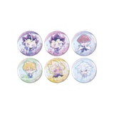ホログラム缶バッジ(65mm) 遊☆戯☆王デュエルモンスターズ Design produced by Sanrio 01 コラボイラスト(襟章)(全套6個入)※不設寄送《25年5月預定》 4582793555012