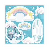 アクリルスタンドプレート ピアプロキャラクターズ×サンリオキャラクターズ 07 初音ミク×シナモロール(コラボイラスト)(亞加力立牌)※不設寄送《25年10月預定》 日版 全數$128 / ※不設寄送 / 25年8月18日