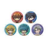 缶バッジ 遊☆戯☆王デュエルモンスターズGX 08 ミニキャライラスト(襟章)(全套5個入)※不設寄送《25年5月預定》 4582793556033