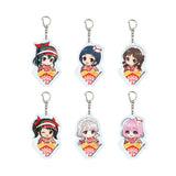 アクリルキーホルダー アイドルマスター シンデレラガールズ 08 クレープ屋Ver.(ミニキャライラスト)(亞加力鎖匙扣)(全套6個入)※不設寄送《25年6月預定》 4582793557115