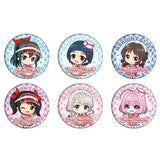 缶バッジ アイドルマスター シンデレラガールズ 12 クレープ屋Ver.(ミニキャライラスト)(襟章)(全套6個入)※不設寄送《25年6月預定》 4582793557153