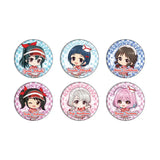 缶バッジ アイドルマスター シンデレラガールズ 12 クレープ屋Ver.(ミニキャライラスト)(襟章)(全套6個入)※不設寄送《25年6月預定》 4582793557153
