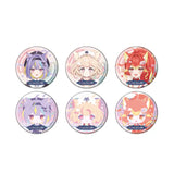 缶バッジ にゃんたじあ! 02 公式イラスト(襟章)(全套6個入)※不設寄送《25年5月預定》 4582793558259
