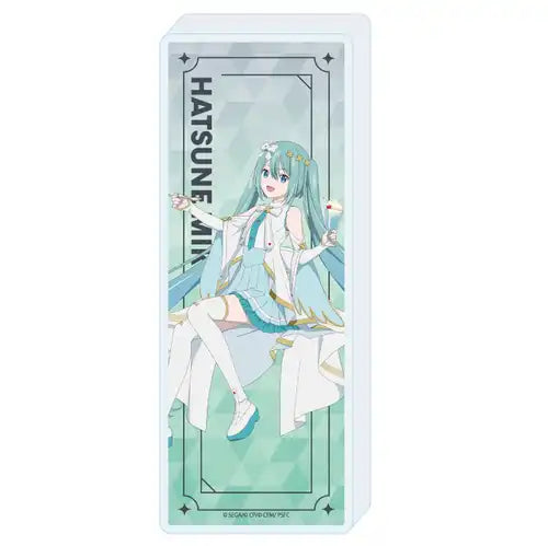 ミニアクリルブロック 劇場版プロジェクトセカイ 壊れたセカイと歌えないミク 01 開かれた窓のセカイの初音ミク コラボカフェVer.(描き下ろしイラスト)(亞加力磚塊)※不設寄送《25年6月預定》 4582793558587