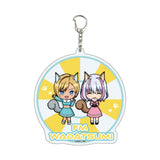 デカアクリルキーホルダー ドルフィンウェーブ 11 FMワダツミ ケモミミVer.(ミニキャライラスト)(亞加力鎖匙扣)※不設寄送《25年6月預定》 4582793561105