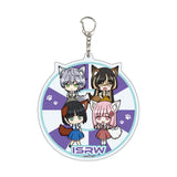 デカアクリルキーホルダー ドルフィンウェーブ 12 ISRW ケモミミVer.(ミニキャライラスト)(亞加力鎖匙扣)※不設寄送《25年6月預定》 4582793561112