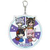 デカアクリルキーホルダー ドルフィンウェーブ 12 ISRW ケモミミVer.(ミニキャライラスト)(亞加力鎖匙扣)※不設寄送《25年6月預定》 4582793561112