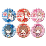 缶バッジ 学園アイドルマスター 03 クレープ風ドレスVer.(描き下ろし&ミニキャライラスト)(襟章)(全套6個入)※不設寄送《25年6月預定》 4582793565028