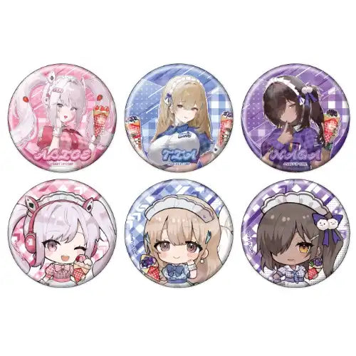 ホログラム缶バッジ(57mm) 勝利の女神:NIKKE 01 描き起こしイラスト(2025年6月版)(襟章)(全套6個入)※不設寄送《25年6月預定》 4582793565899