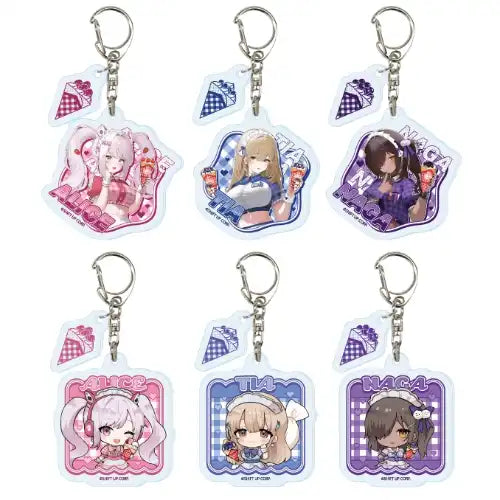 パーツ付きアクリルキーホルダー 勝利の女神:NIKKE 01 描き起こしイラスト(亞加力鎖匙扣)(全套6個入)※不設寄送《25年6月預定》 4582793565905