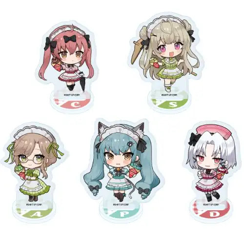 アクリルぷちスタンド 勝利の女神:NIKKE 02 ミニキャライラスト(亞加力立牌)(全套5個入)※不設寄送《25年6月預定》 4582793565998