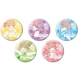 缶バッジ5個セット 五等分の花嫁* 01 集合デザイン(SPARKLY PAINT)(襟章)(全套5個入)※不設寄送《25年5月預定》 4582793567954