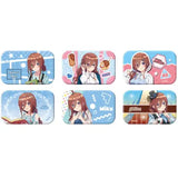 スクエア缶バッジ 五等分の花嫁∽ 04 三玖Ver.(公式イラスト)(襟章)(全套6個入)※不設寄送《25年5月預定》 4582793568081