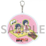 デカアクリルキーホルダー SAKAMOTO DAYS 08 坂本葵&坂本花 花見Ver.(グラフアートイラスト)(亞加力鎖匙扣)※不設寄送《25年7月預定》 4582793586146