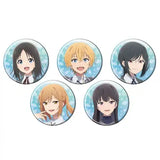 缶バッジ 花は咲く、修羅の如く 01 公式イラスト(襟章)(全套5個入)※不設寄送《25年6月預定》 4582793592536