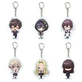 アクリルキーホルダー 君のことが大大大大大好きな100人の彼女 07 ミニキャライラスト(亞加力鎖匙扣)(全套6個入)※不設寄送《25年7月預定》 4582793593847