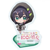 アクリルスタンドプレート 君のことが大大大大大好きな100人の彼女 08 原賀胡桃(ミニキャライラスト)(亞加力立牌)※不設寄送《25年7月預定》 4582793593854