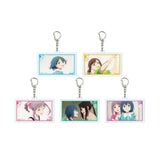 アクリルキーホルダー 空色ユーティリティ 02 場面写イラスト(亞加力鎖匙扣)(全套5個入)※不設寄送《25年6月預定》 4582793595179