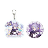 アクリルキーホルダー&缶バッジセット にゃんたじあ! 05 若魔影ネオン 2025誕生日Ver.(公式イラスト)(鎖匙扣+襟章)※不設寄送《25年8月預定》 4582793595728