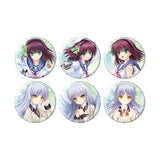 缶バッジ Angel Beats! 01 公式イラスト(襟章)(全套6個入)※不設寄送《25年8月預定》 4582793596169