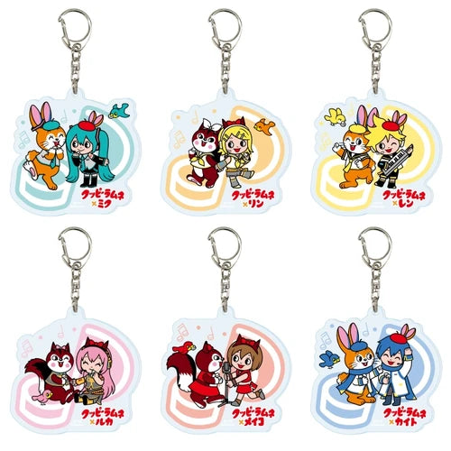 アクリルキーホルダー 初音ミク×クッピーラムネ 01 デフォルメイラスト(亞加力鎖匙扣)(全套6個入)※不設寄送《25年9月預定》 日版 全數$368 / ※不設寄送 / 25年7月14日