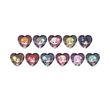 ハート型缶バッジ ラブライブ!スーパースター!! 08 チャイナメイド風衣装Ver.(ミニキャライラスト)(襟章)(全套11個入)※不設寄送《25年8月預定》 4582793617338