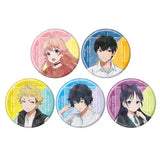 ホログラム缶バッジ(57mm) ウィッチウォッチ 01 公式イラスト(襟章)(全套5個入)※不設寄送《25年6月預定》 4582793619714