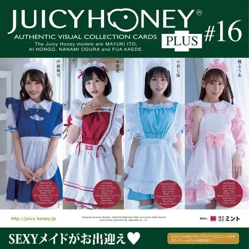 【18+】AVCジューシーハニー コレクションカード PLUS #16 伊藤舞雪・本郷愛・小倉七海・楓ふうあ アダルトトレカ(原盒16包) ※大幅CUT單可能性《22年11月預定》 4589466360638