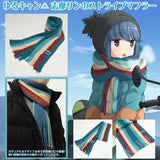 【再販】ゆるキャン△ 志摩リンのストライプマフラー※不設寄送《24年10月預定》 4589691168870-5
