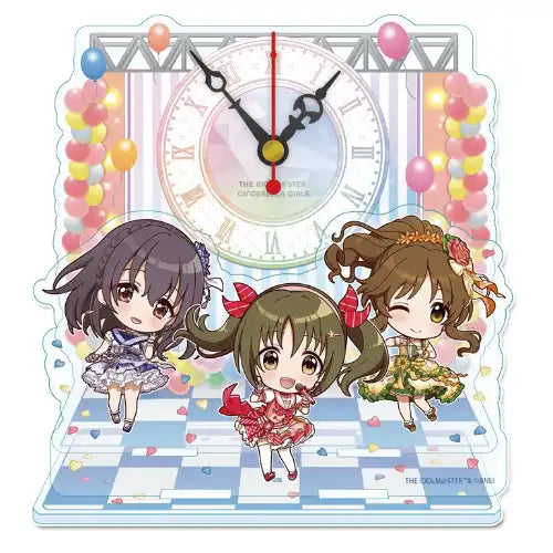 アイドルマスター シンデレラガールズ ぷちちょこ ミニアクリル置時計 ビビッドカラーエイジ Ver.(亞加力立牌時鐘)※不設寄送《24年2月預定》 4589830072167