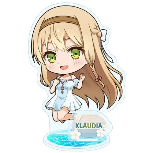 ライザのアトリエ -常闇の女王と秘密の隠れ家- ぷちちょこアクリルスタンド クラウディア・バレンツ 水着Ver.(亞加力立牌)※不設寄送《24年2月預定》 4589830073430
