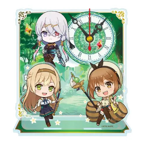 ライザのアトリエ -常闇の女王と秘密の隠れ家- ぷちちょこミニアクリル置時計(亞加力立牌時鐘)※不設寄送《24年2月預定》 4589830073485