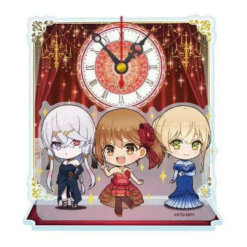 ライザのアトリエ -常闇の女王と秘密の隠れ家- ぷちちょこミニアクリル置時計 ドレスVer.(亞加力立牌時鐘)※不設寄送《24年2月預定》 4589830073508