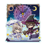 ガールズ&パンツァー 最終章 ぷちちょこミニアクリル置時計 西住まほ&逸見エリカ 魔女Ver.(亞加力立牌時鐘)※不設寄送《24年1月預定》 4589830073775