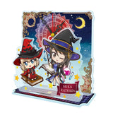 ガールズ&パンツァー 最終章 ぷちちょこミニアクリル置時計 カチューシャ&ミカ 魔女Ver.(亞加力立牌時鐘)※不設寄送《24年1月預定》 4589830073805