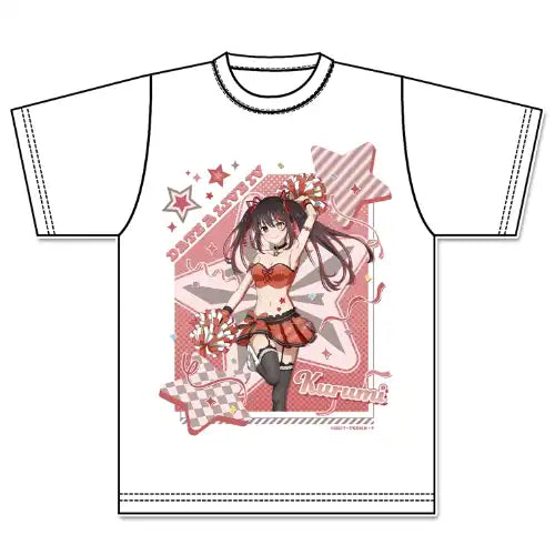 デート・ア・ライブIV 描き下ろし グラフィックTシャツ 時崎狂三 チアガール※不設寄送《24年4月預定》 4589830075083