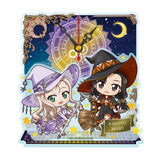 ガールズ&パンツァー 最終章 ぷちちょこミニアクリル置時計 西絹代&マリー 魔女Ver.(亞加力立牌時鐘)※不設寄送《24年1月預定》 4589830075113