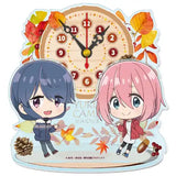 ゆるキャン△ SEASON3 ぷちちょこミニアクリル置時計(亞加力立牌時鐘)※不設寄送《24年11月預定》 4589830078206