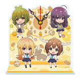 しかのこのこのここしたんたん ぷちちょこミニアクリル置時計(亞加力立牌時鐘)※不設寄送《25年1月預定》 4589830080230