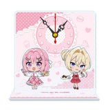わたしが恋人になれるわけないじゃん、ムリムリ!(※ムリじゃなかった!?) ぷちちょこミニアクリル置時計 れな子&真唯 アフタヌーンティー(亞加力立牌時鐘)※不設寄送《26年1月預定》 日版 全數$238 / ※不設寄送 / 25年10月13日